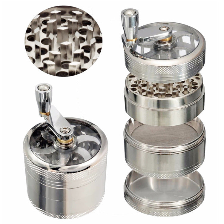 Four-Layer Metal Grinder – Precision Smoking Tool