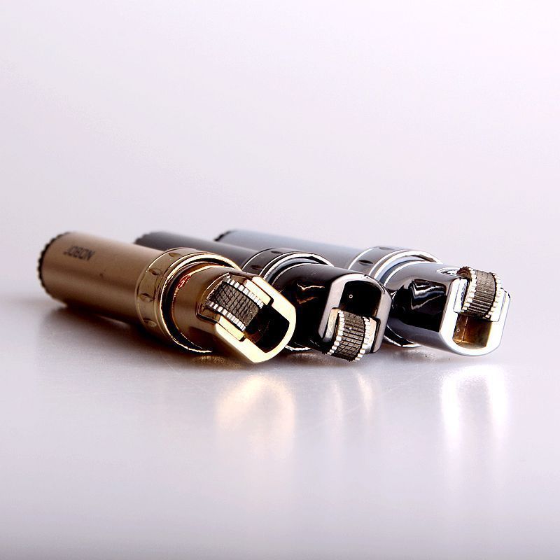 Creative Grinding Wheel Lighter – Alloy Build, Butane-Powered & Pocket Ready