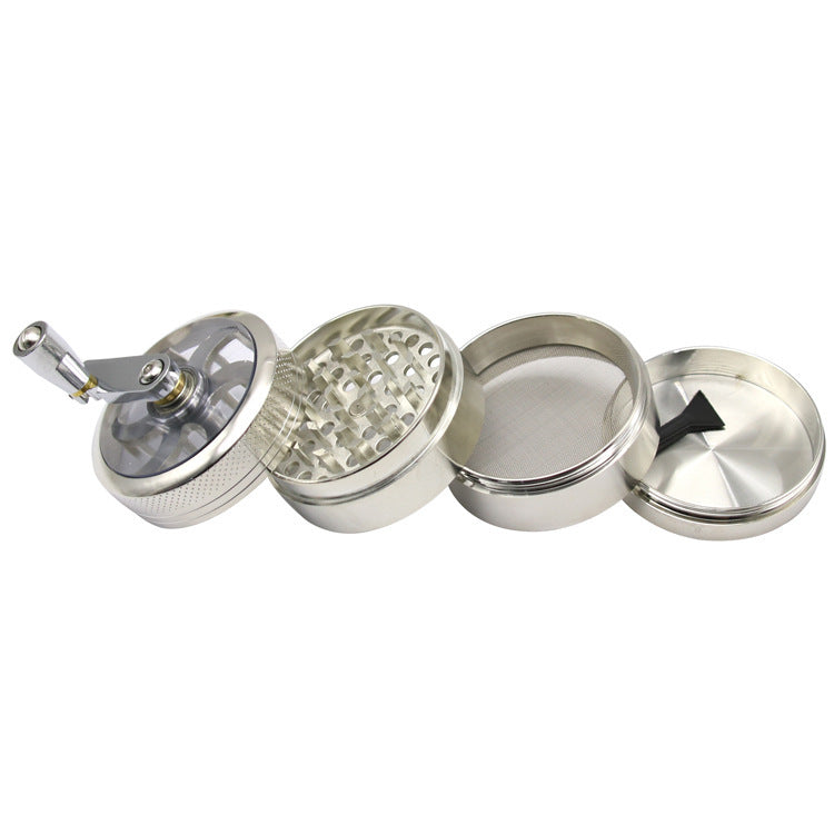Four-Layer Metal Grinder – Precision Smoking Tool